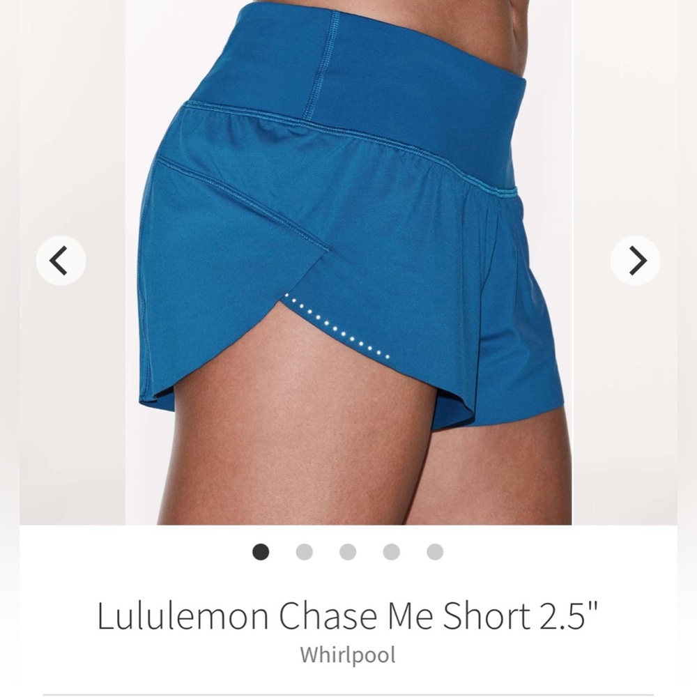 Lululemon Chase Me Shorts 2.5